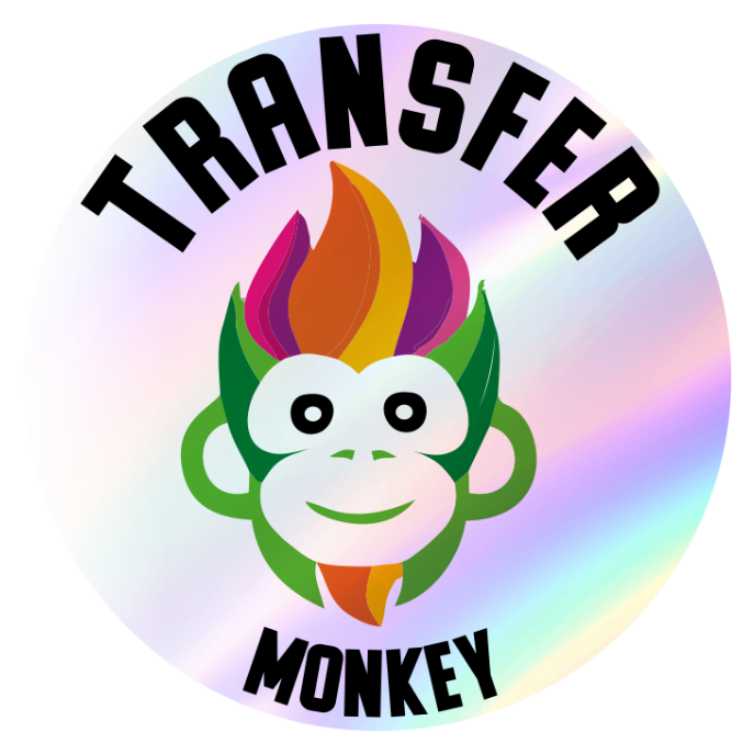 Holographic die cut stickers