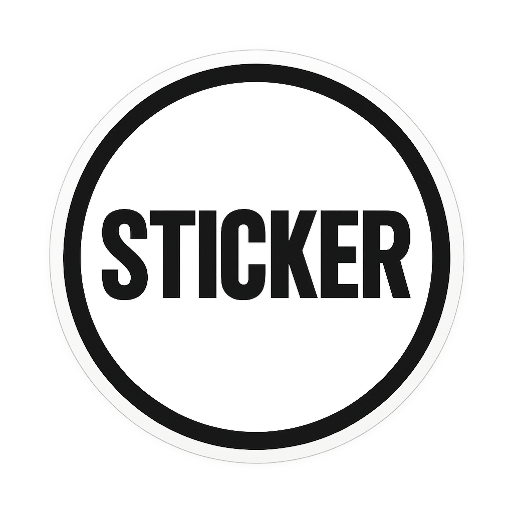 Die cut stickers