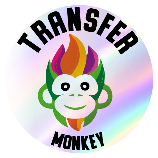 Holographic die cut stickers